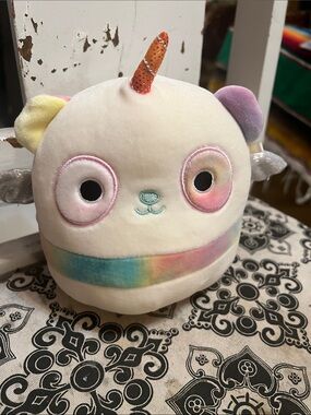 Rainbow‎ Unicorn Panda Plush - Pastel Multicolor